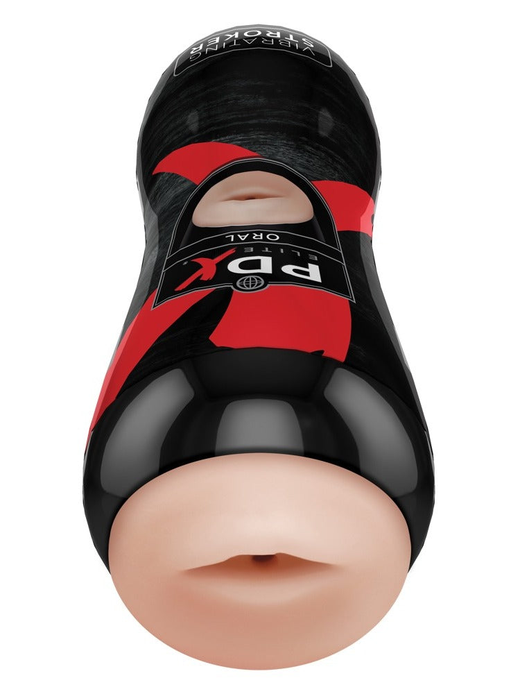PDX Vibrerende Masturbator med Oral åpning