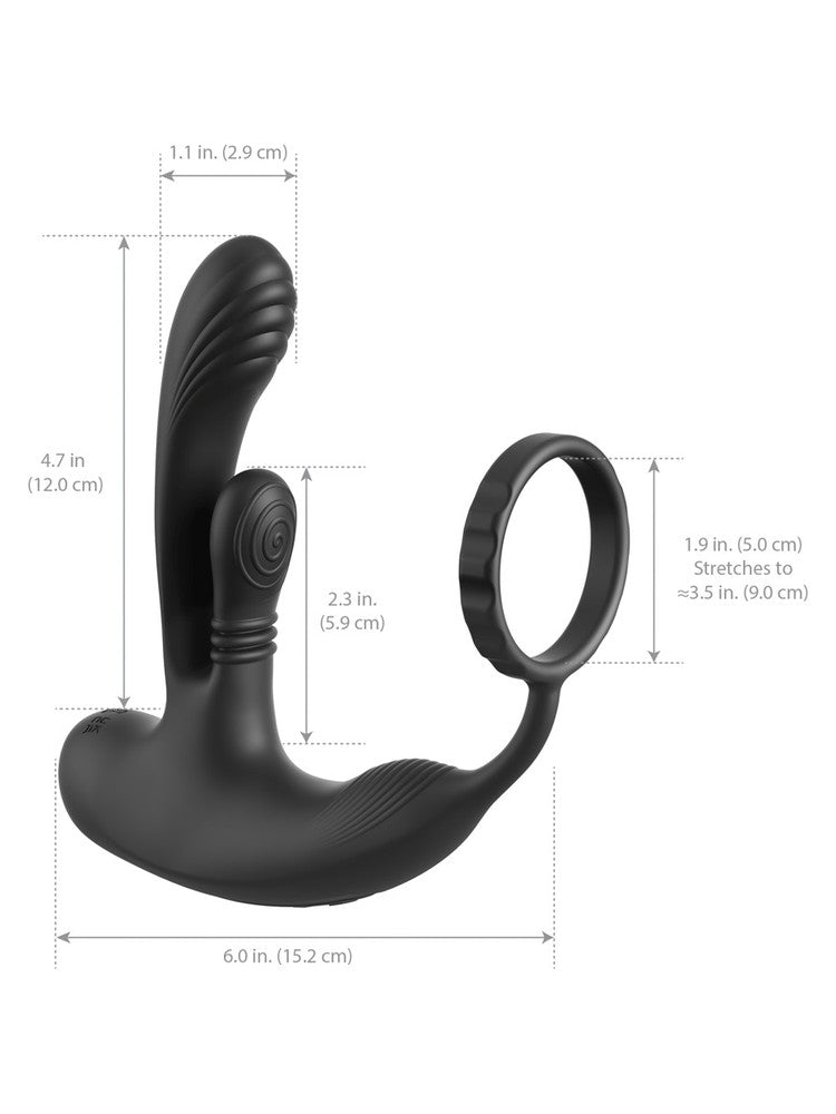 Ass-Gasm IntiMotion – mål på innførbar lengde, diameter og ring