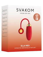 Svakom Ella Neo – forsiden av forpakningen til det interaktive vibrerende egget