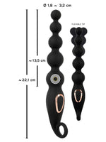 ANOS Analkuler med målbilde – 22,1 cm total lengde, diameter 1,8–3,2 cm