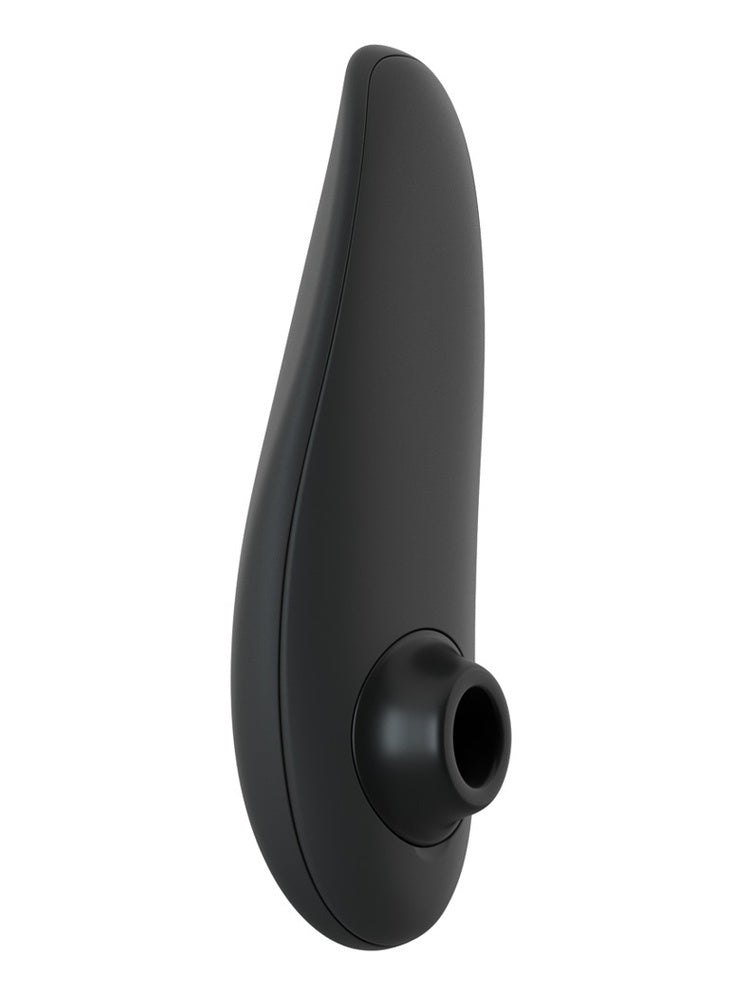 Womanizer Classic 2 klitorisstimulator i sort, sett fra siden med synlig stimulatorhode.
