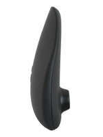 Womanizer Classic 2 i sort, sideprofil med ergonomisk design og knapper.