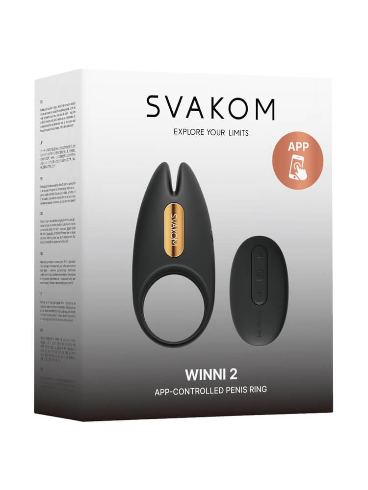 Svakom Winni 2 penisring med fjernkontroll i original emballasje