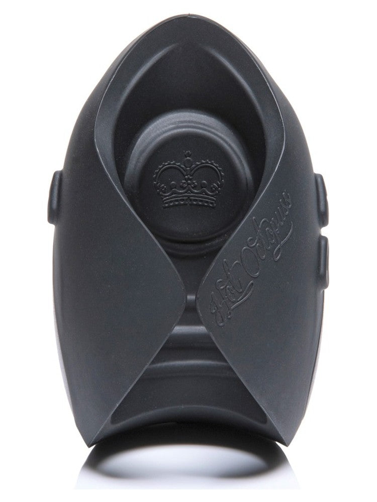 Hot Octopuss Pulse Solo Essential – svart penisvibrator sett forfra