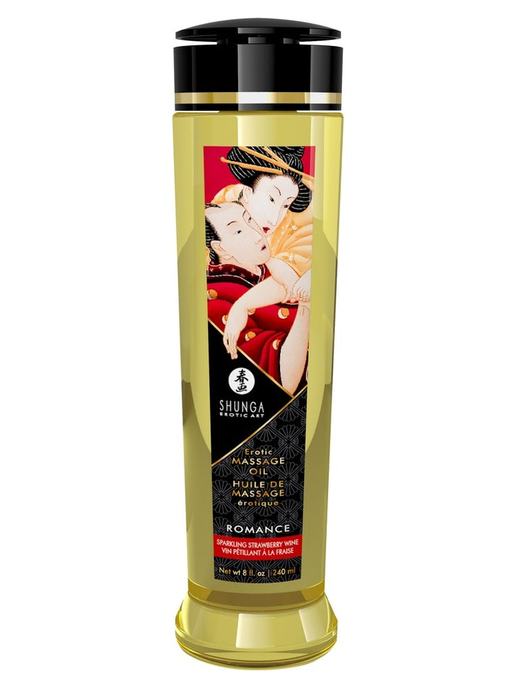 Shunga - Massasjeolje Sparkling Strawberry