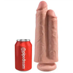 King Cock Two Cocks One Hole - Realistisk dobbeldildo 23cm