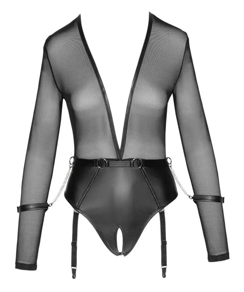 Cottelli Collection - Bondage Body med Fransk Åpning