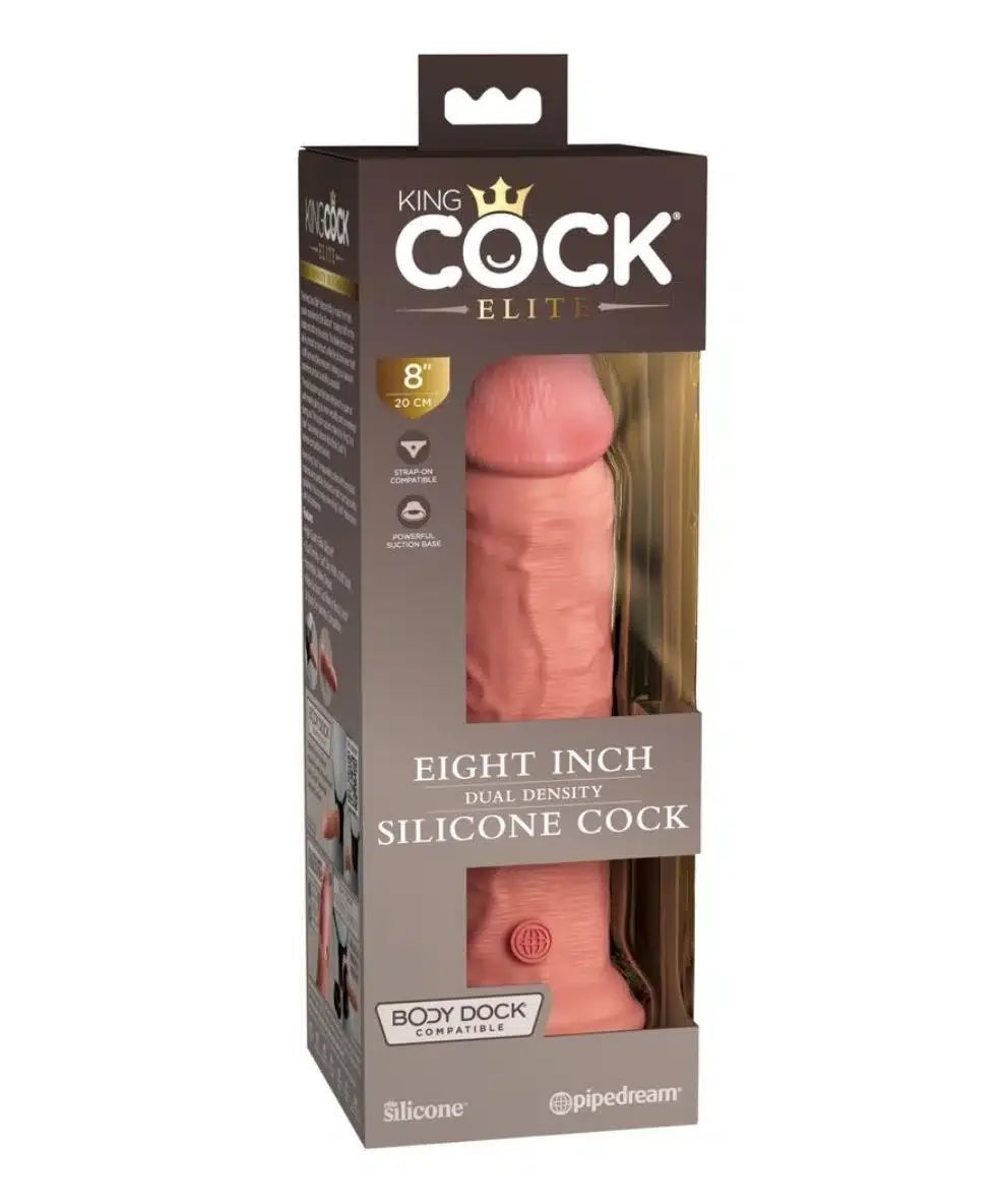 King Cock Elite - Lys Dual Density Silikondildo 20cm