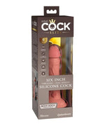 King Cock Elite - Lys Vibrerende Dual Density Silikondildo 15cm
