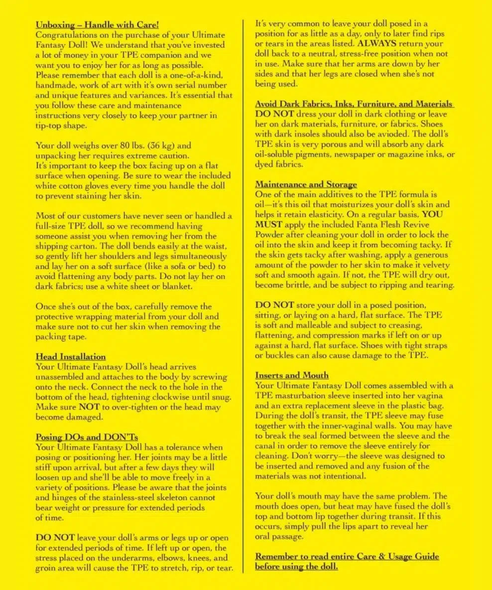 Pipedream - Ultimate Fantasy Dolls Bianca