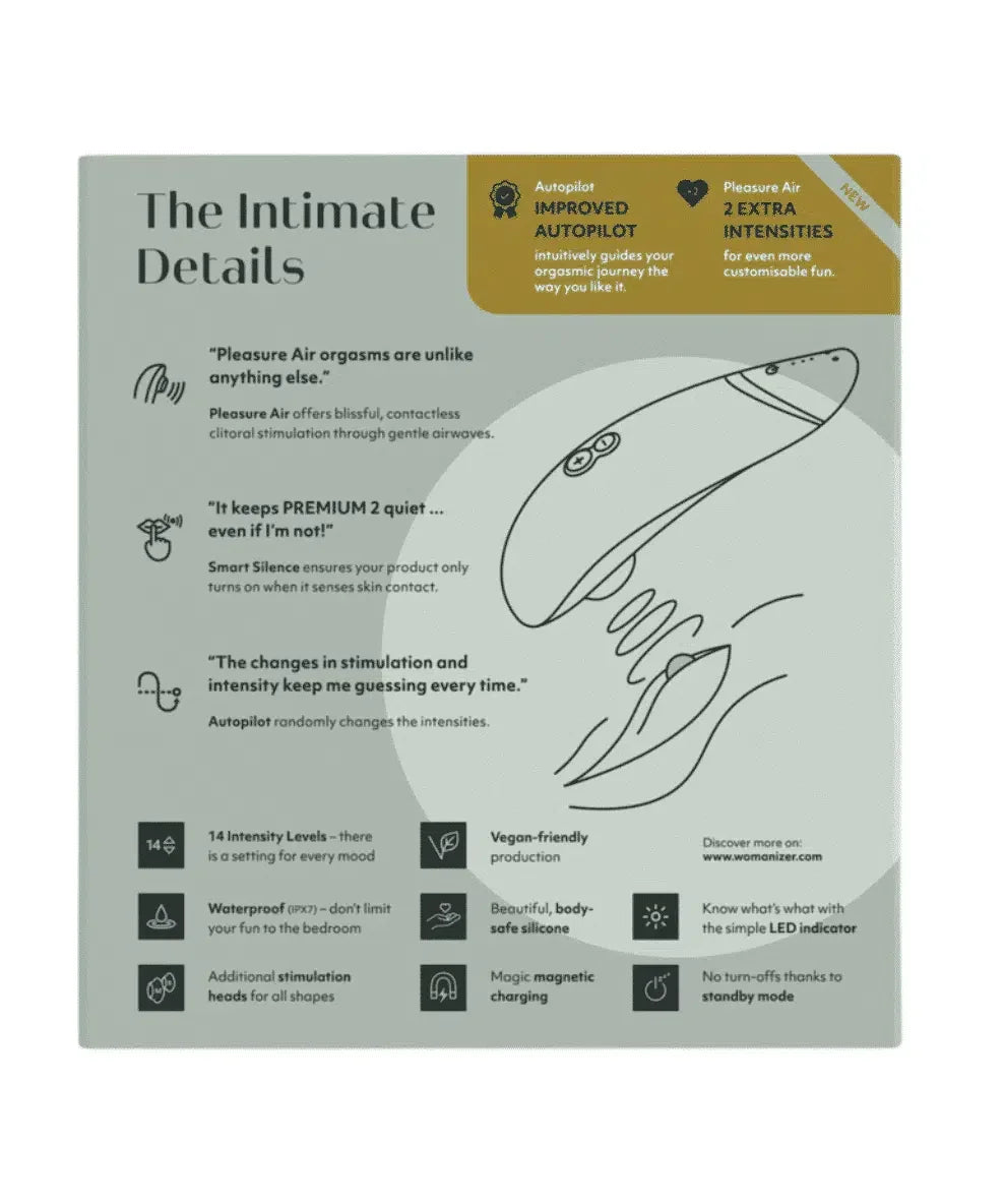 Womanizer - Premium 2 Lysegrå