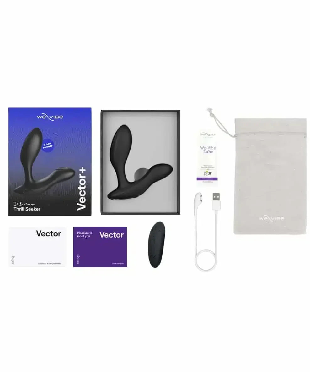 We-Vibe - Vector+ Prostatavibrator Svart