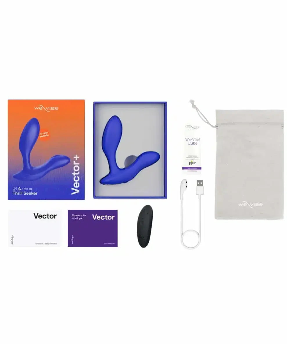 We-Vibe - Vector+ Prostatavibrator Blå