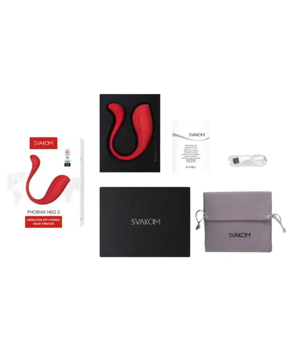 Svakom - Phoenix Neo 2 Interactive App Control Bulletvibrator