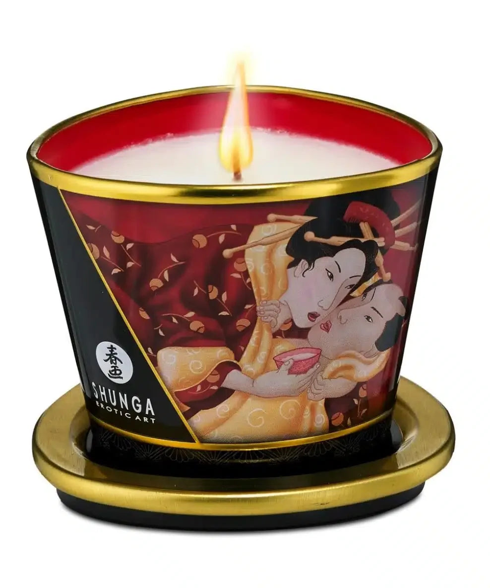 Shunga - Stort Massasjelys Jordbær