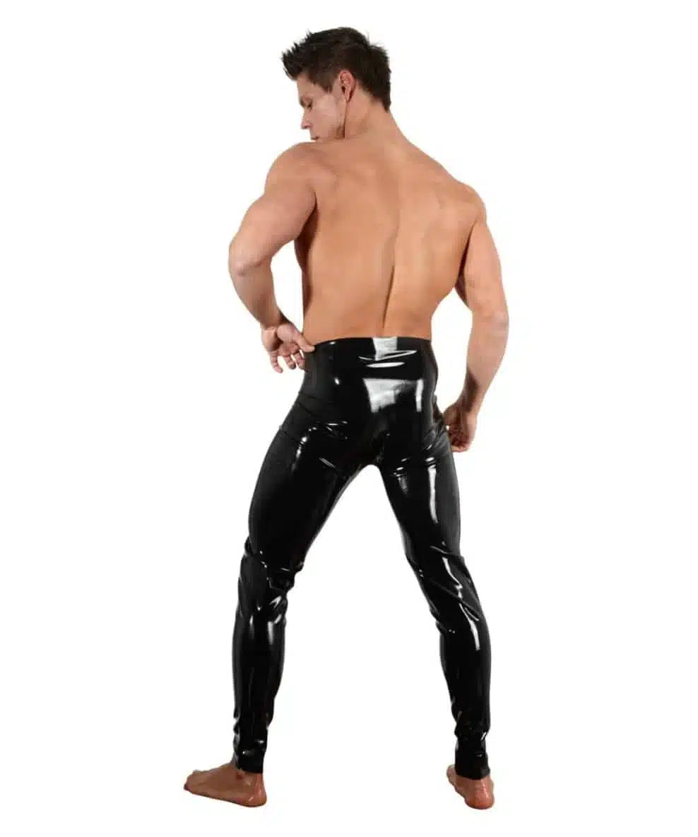 LateX - Leggings med Glidelås