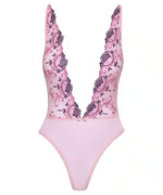 Kissable - Rosa Body med Blomster