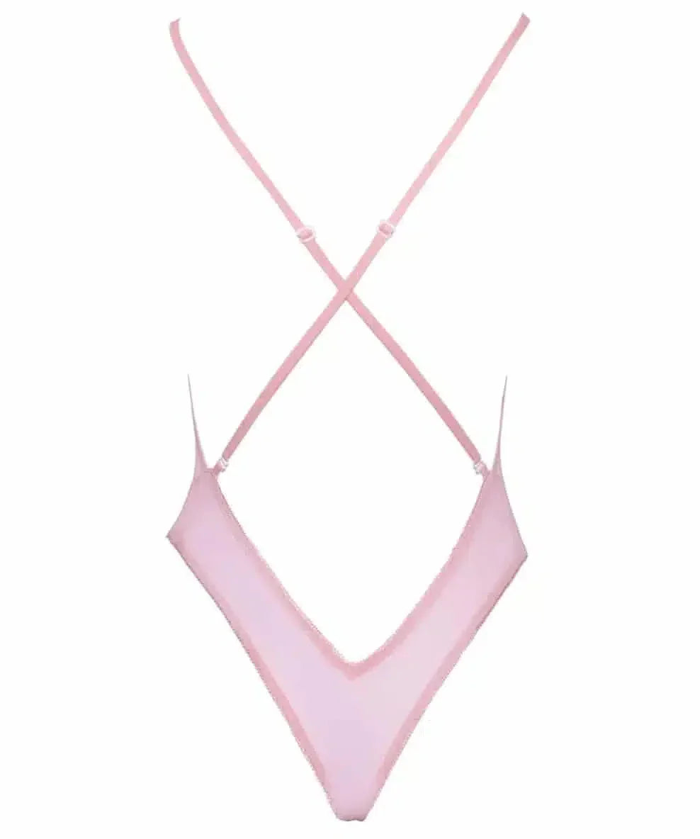 Kissable - Rosa Body med Blomster