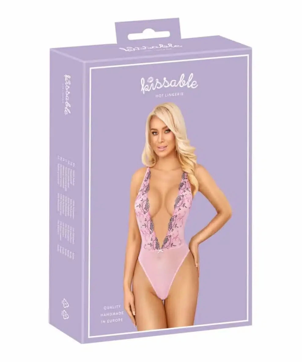 Kissable - Rosa Body med Blomster