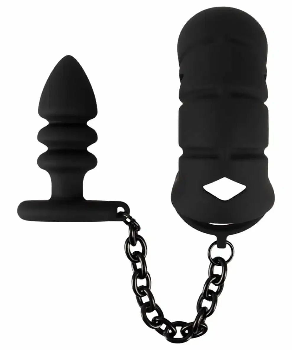 Black Velvets - Kyskhetsbur med Buttplug