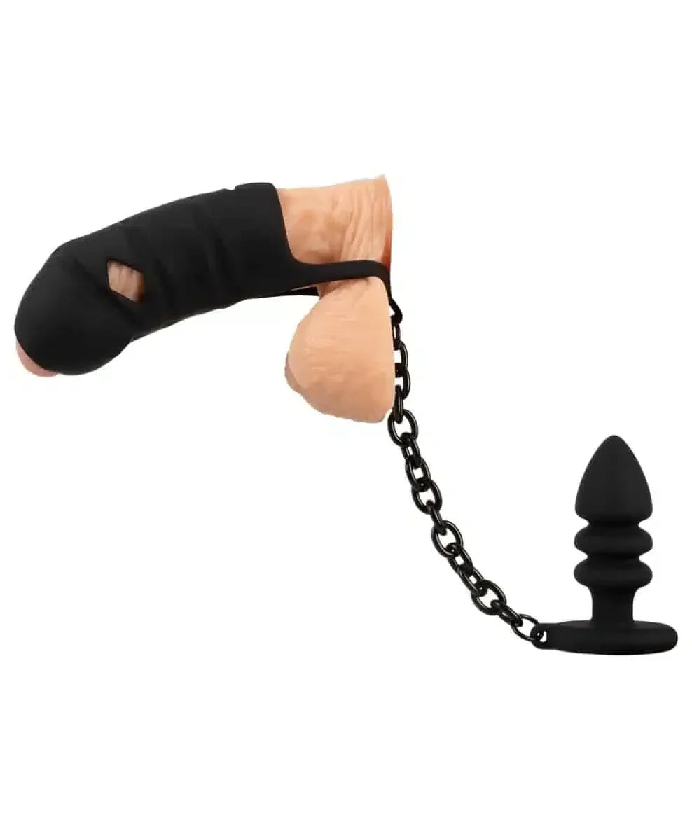 Black Velvets - Kyskhetsbur med Buttplug