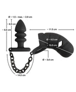 Black Velvets - Kyskhetsbur med Buttplug