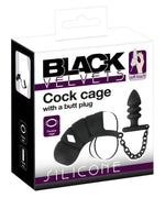 Black Velvets - Kyskhetsbur med Buttplug