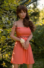 Alana. Realistisk sexdukke. 159 cm høy og veier 36 kg. Komplett med lyd og varmeutstyr. Tilpasninger er mulig. Oral, vaginal og anal åpning.