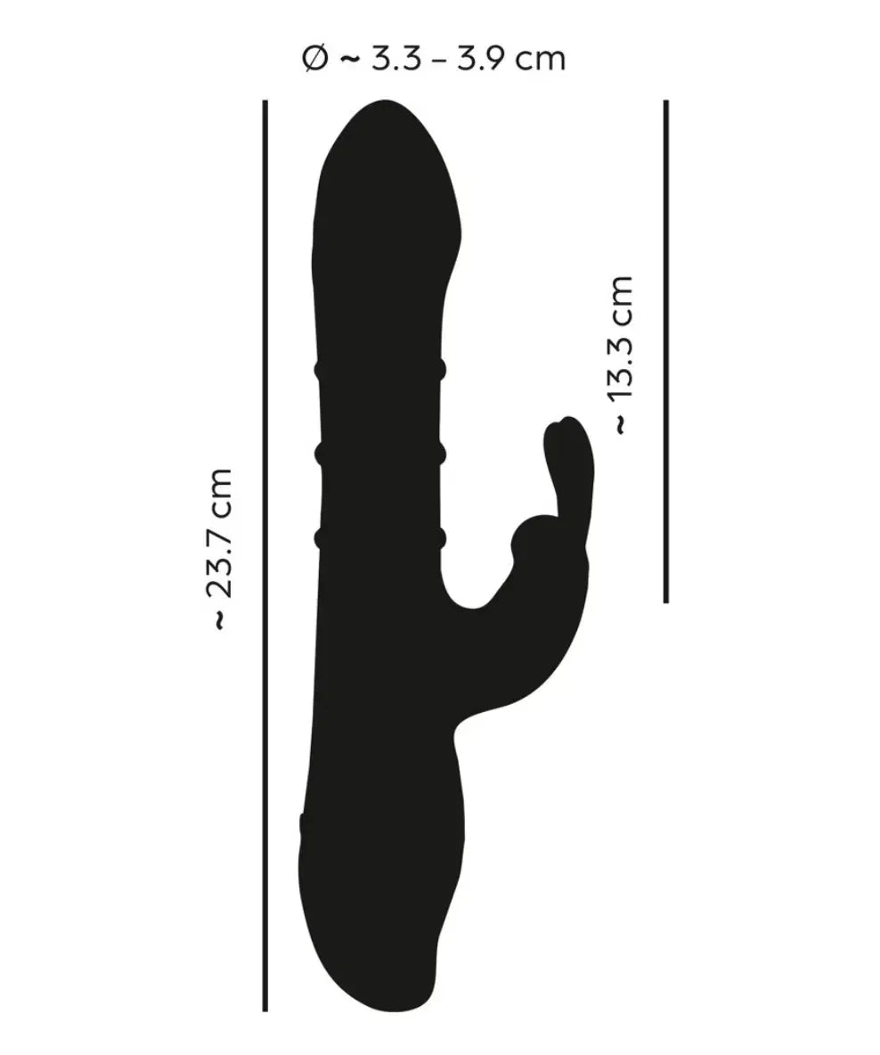 You2Toys Rabbitvibrator med Vibrerende Ringer