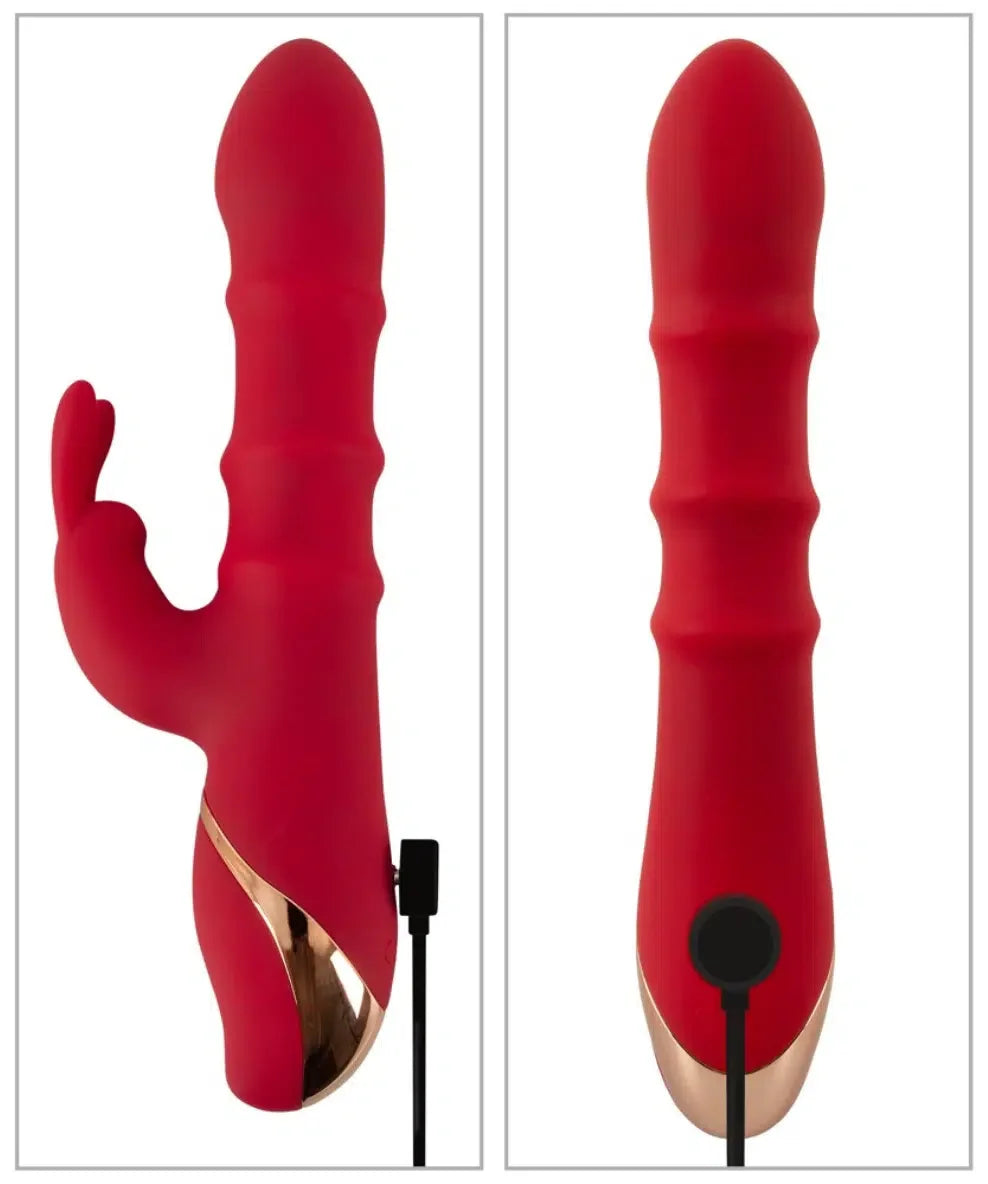 You2Toys Rabbitvibrator med Vibrerende Ringer