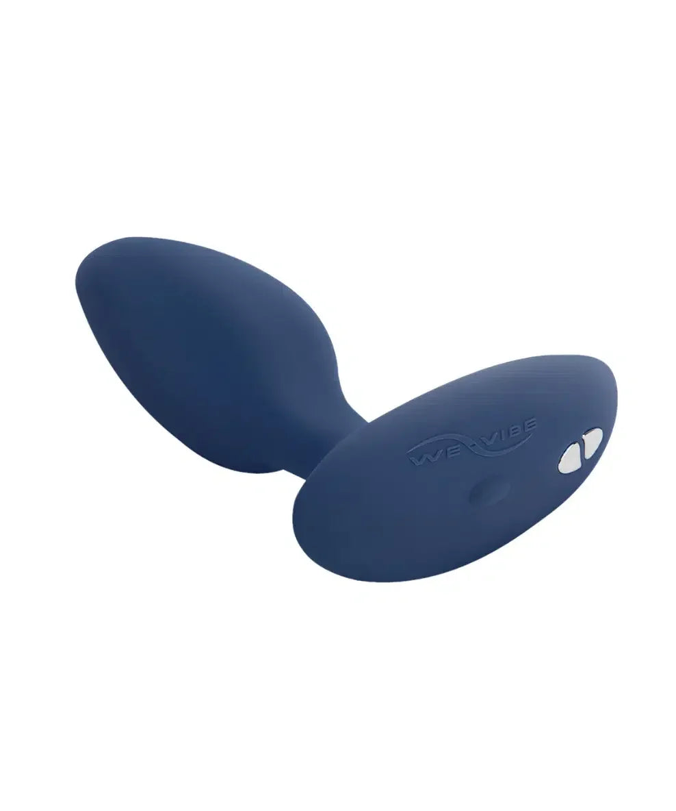 We-Vibe Ditto Vibrerende Buttplug Blå. Opplev intens nytelse, høy kvalitet og presis stimulering med We-Vibe Ditto. Fjernkontroll medfølger. Unisex.