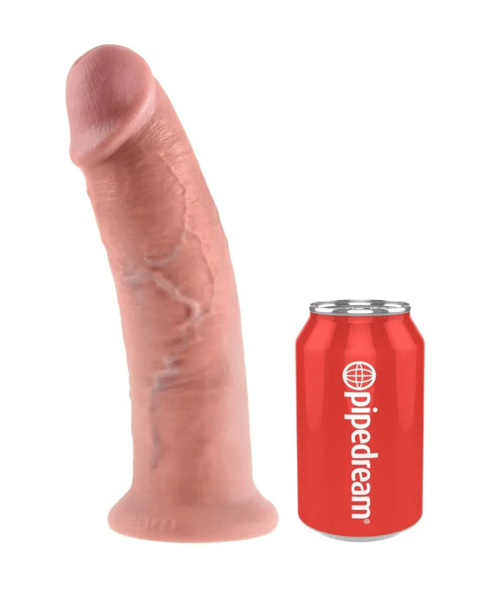 King Cock - Lys Realistisk dildo 25cm. Ultra-realistisk dildo som virkelig gir deg følelsen av å bli fylt opp, enten vaginalt eller analt.