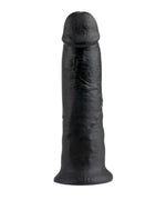 King Cock - Svart Realistisk dildo 25cm. Ultra-realistisk dildo som virkelig gir deg følelsen av å bli fylt opp, enten vaginalt eller analt.
