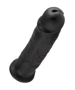 King Cock - Svart Realistisk dildo 25cm. Ultra-realistisk dildo som virkelig gir deg følelsen av å bli fylt opp, enten vaginalt eller analt.