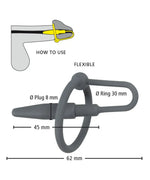 You2Toys - Penisplugg med Glansring