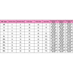 Korsett med matchende skjørt - størrelser