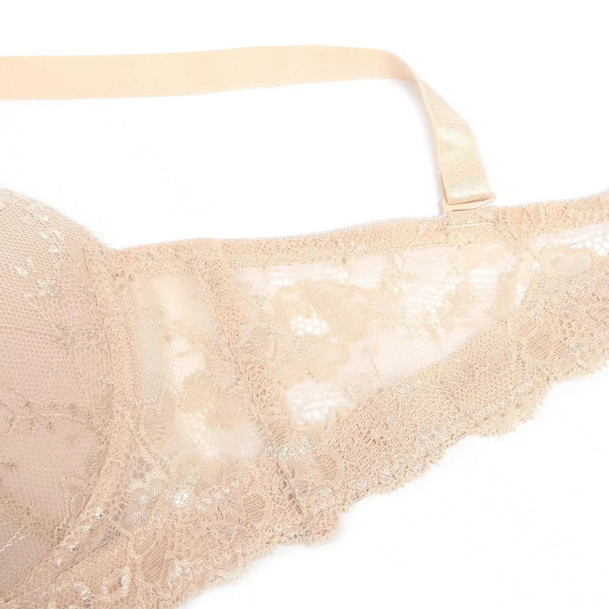 Minimalistisk og elegant bh med perfekt støtte - nude