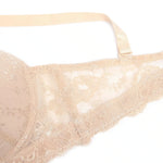 Minimalistisk og elegant bh med perfekt støtte - nude