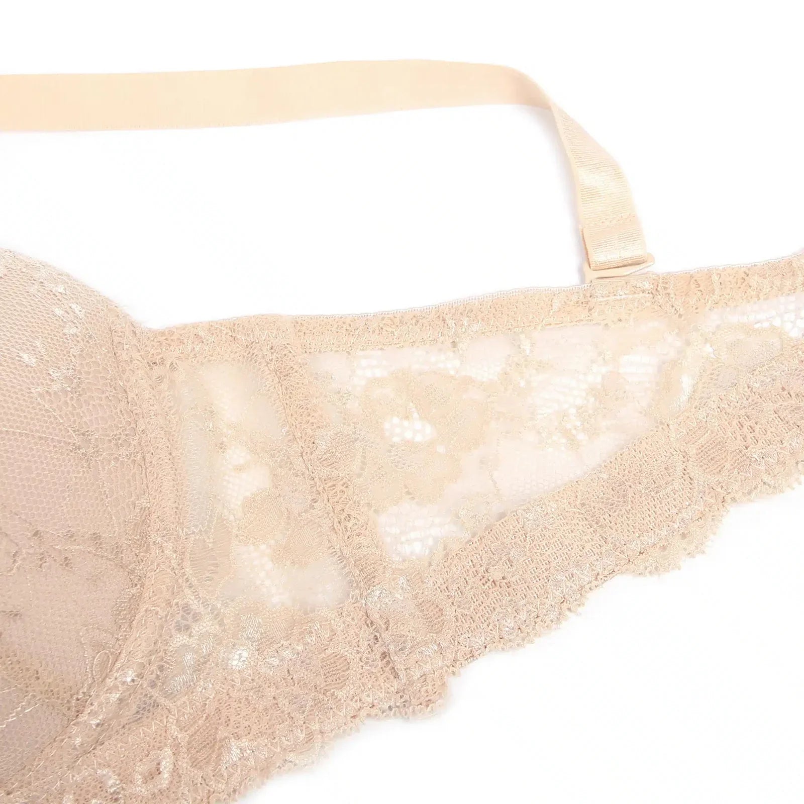 Minimalistisk og elegant bh med perfekt støtte - nude