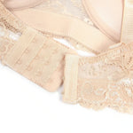 Minimalistisk og elegant bh med perfekt støtte - nude