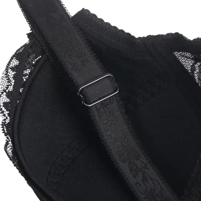 Forførende blondetouch – perfekt støtte og eleganse - sort