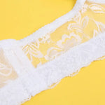 Forførende blondetouch – perfekt støtte og eleganse - hvit