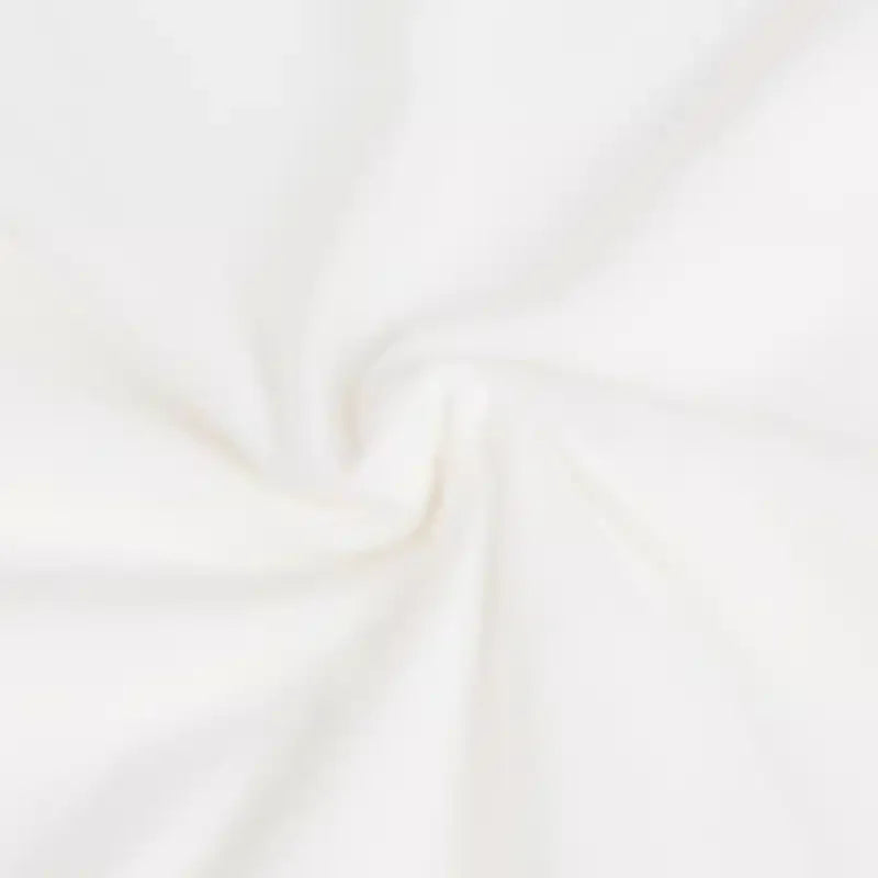 Sexy Bodysuit med Firkantet Hals og Chiffon Puff-ermer - hvit