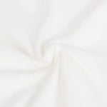 Sexy Bodysuit med Firkantet Hals og Chiffon Puff-ermer - hvit