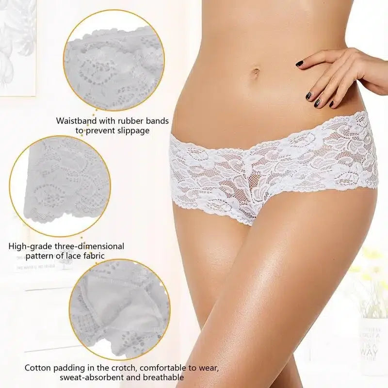 Sexy Blonde Panty - hvit