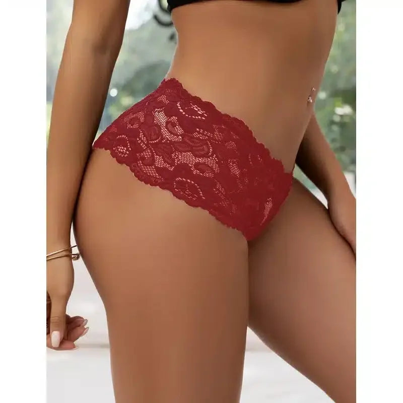 Sexy Blonde Panty - rød
