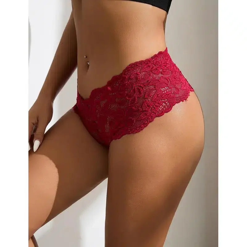 Sexy Blonde Panty - rød