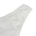 Sexy Blonde Panty i Ice Silk - hvit