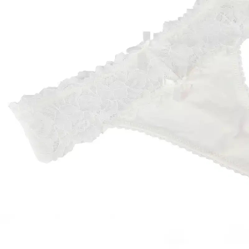 Sexy Blonde Panty i Ice Silk - hvit