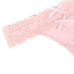 Sexy Blonde Panty i Ice Silk - rosa
